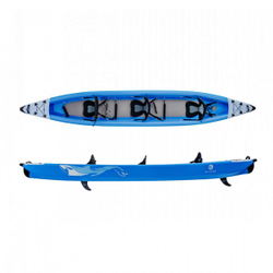Надувной каяк трехместный Blau See Whale-3 Премиум