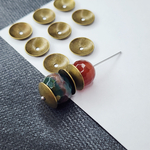 Шапочка для бусин, 12мм, античная бронза