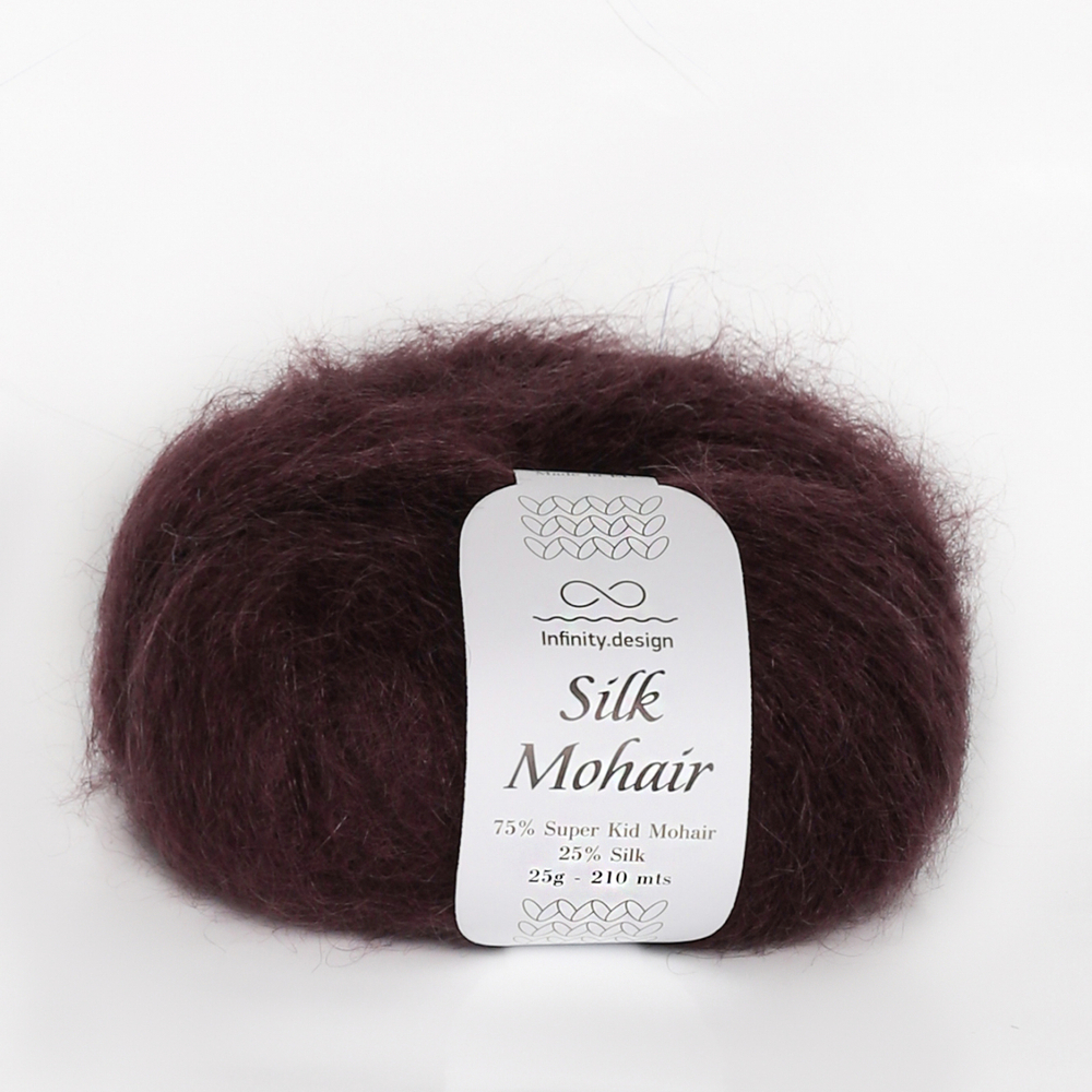 Silk mohair (4855/Баклажан)