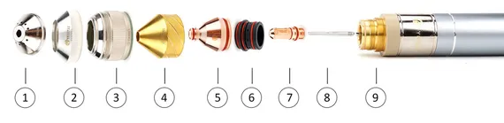 Резак для плазменной резки Huawei XC-300, 7,5 м