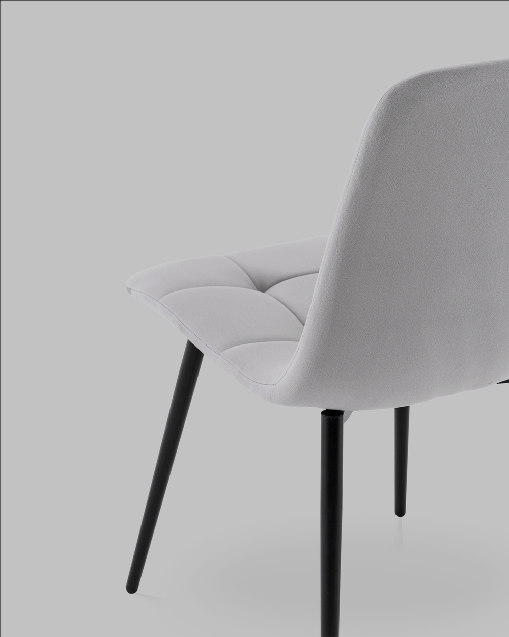 Стул Одди NEW велюр светло-серый