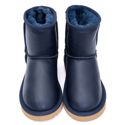 UGG Kids Classic Short Metallic Navy