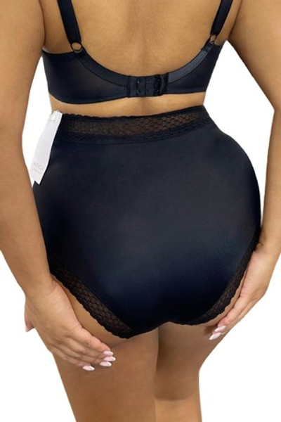 923/5-P ISLA BLACK Трусы высокие KINGA