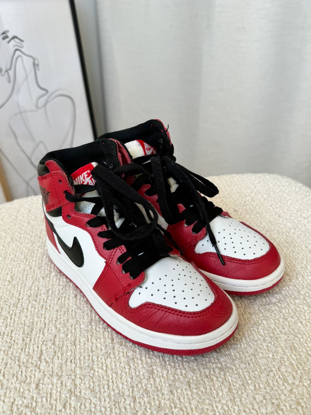 Кожаные кеды Nike Air Jordan, 36