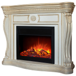 Каминокомплект Real Flame Barcelona 33 WT с очагом Moonblaze Deluxe Black