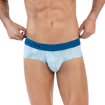 Голубые трусы-брифы с принтом Emphatiс Classic Brief (Размер: M) (Цвет: голубой)