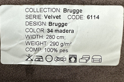 Бархат Brugge madera (Брюгге мадера) 34