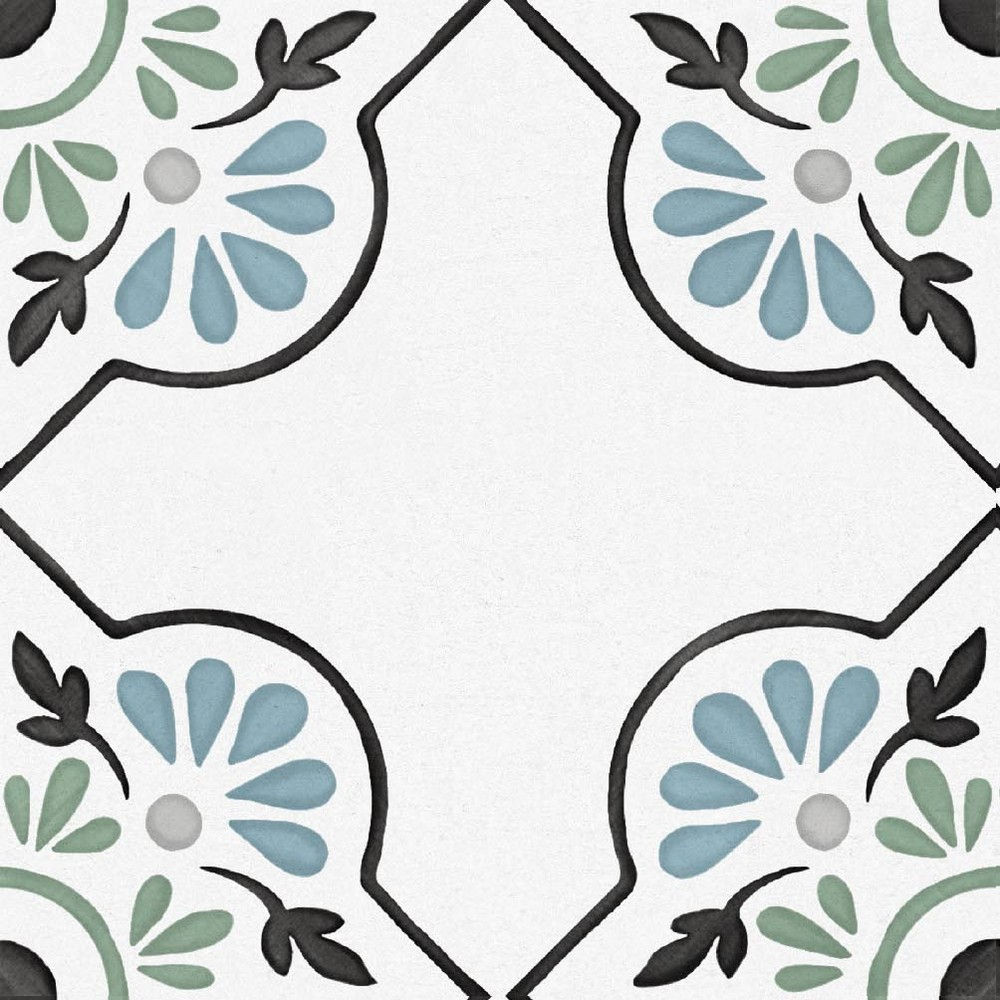 Ponza Petals 200х200х8 Matt, керамогранит ENNFACE