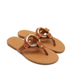 Кожаные вьетнамки See By Chlo\u00e9 - коричневый(SB42081A 19003)