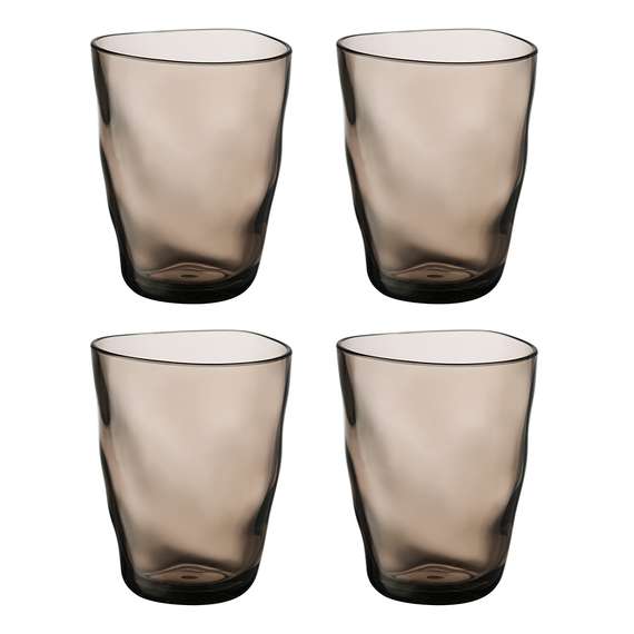 Набор стаканов hollow, 450 мл, серо-коричневый, 4 шт.