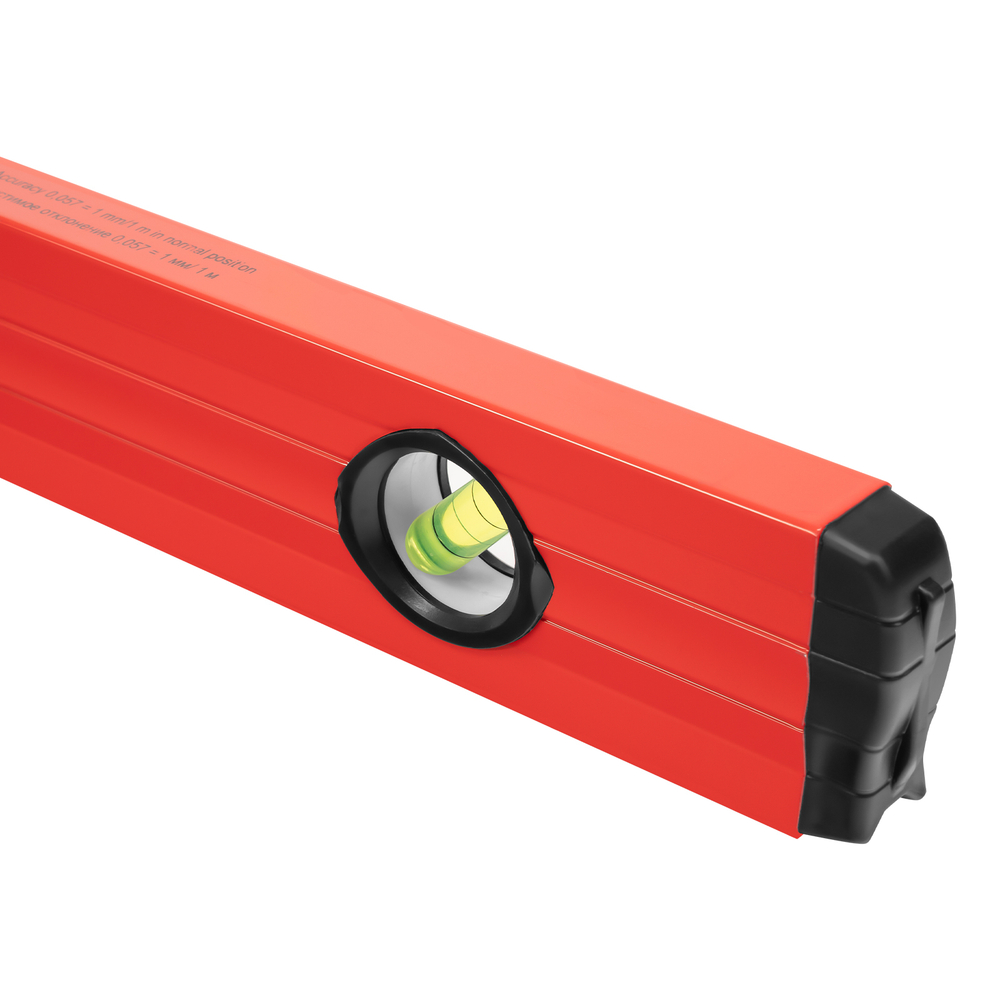 Уровень алюминиевый, 2000 мм, фрезерованный, 3 глазка, две эргономичные ручки Matrix