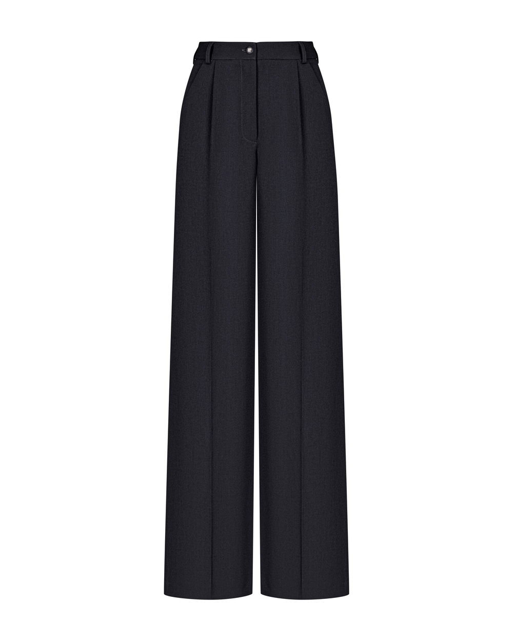 Брюки прямые из крепа