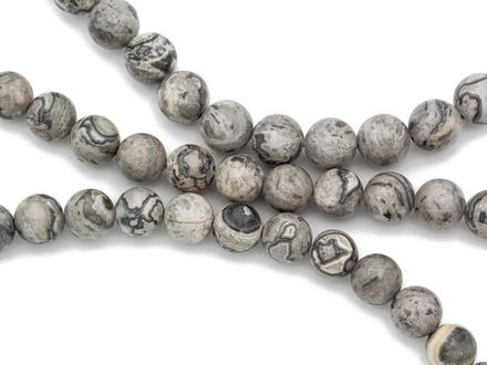 Нить бусин из яшмы 6,6мм, имитация