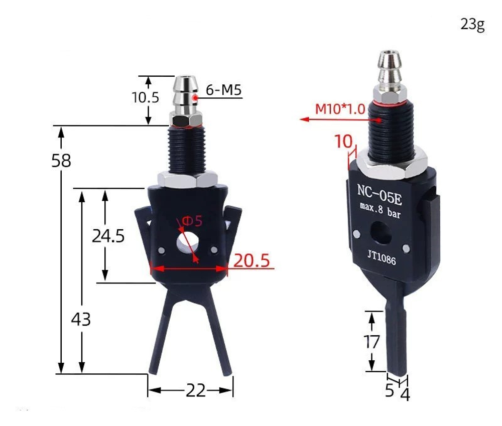 Mini-nc-05e inner support fixture