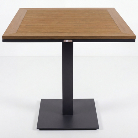 Стол обеденный Ideal Patio МИРРА алюминий, поливуд 80х80 см (1 ножка) резервный дубль