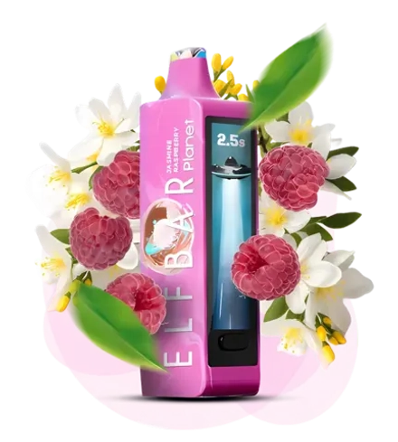 Elf Bar Planet 25000 - Jasmine Raspberry (5% nic)