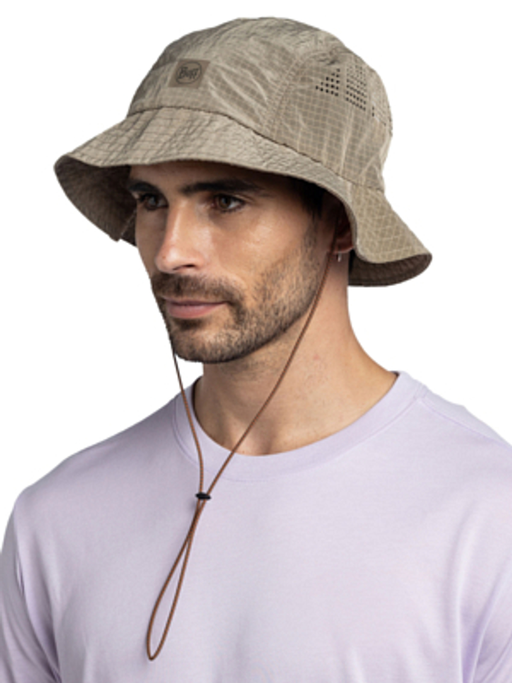 Панама Buff Go Bucket Hat Solid Tundra Khaki