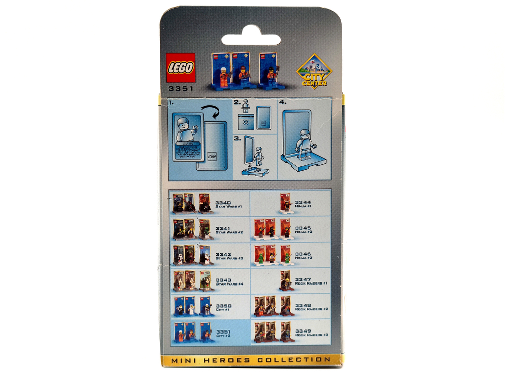 Конструктор LEGO 3351 Набор из трех минифигурок - Город №2