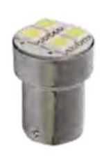 Светодиод 24V T25   4SMD 5050 WHITE Маяк 1но конт М-24T15-W\4SMD