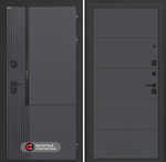 Входная дверь Лабиринт Лаб 2 Про - 13 Графит софт