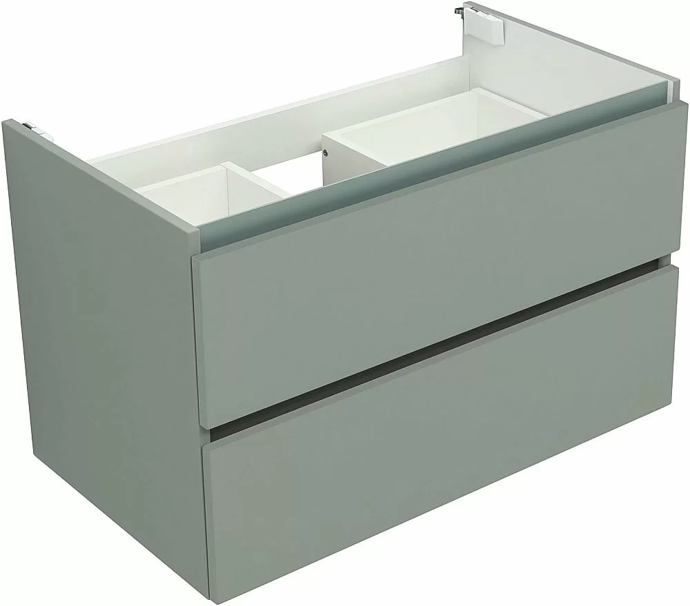 Тумба с раковиной Aquanet Вега 2.0 337961/301805 80 мисти грин