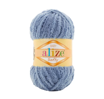 ALIZE "SOFTY" 100% Микрополиэстер, 50 гр., 115 м, Джинс