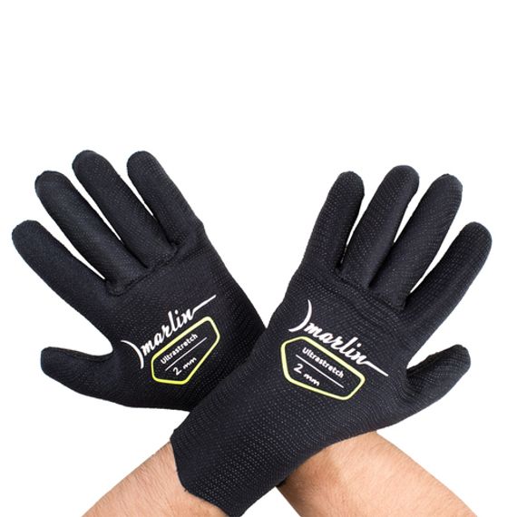 Перчатки Marlin Ultrastretch 2 мм Черные