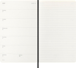 Еженедельник 2026 Moleskine Precious & Ethical MAMBA 13х21см обложка экокожа, черный в подарочной коробке