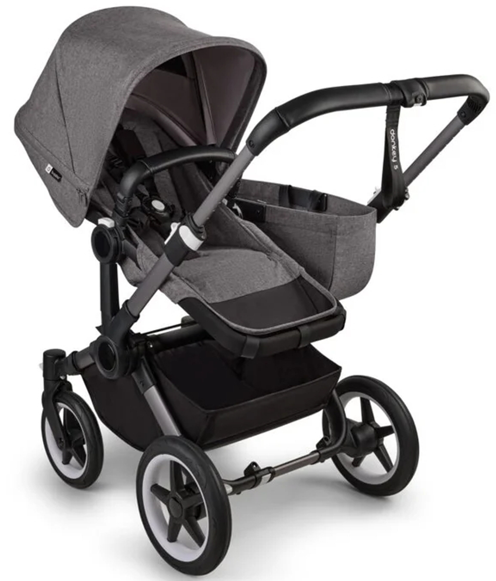 Коляска Bugaboo Donkey 5 Mono Complete 2 в 1 Graphite/Grey Melange-Grey Melange