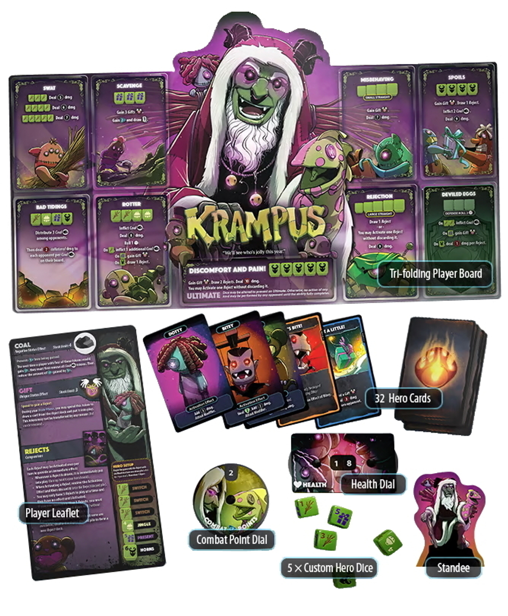 Dice Throne: Santa v. Krampus (Kickstarter Exclusive Gift Edition)