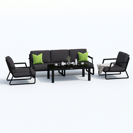 Диван трехместный Ideal Patio ЭСТИВО антрацит