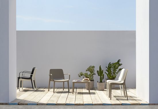 Стул Ginevra пластиковый белый Италия Scab Design