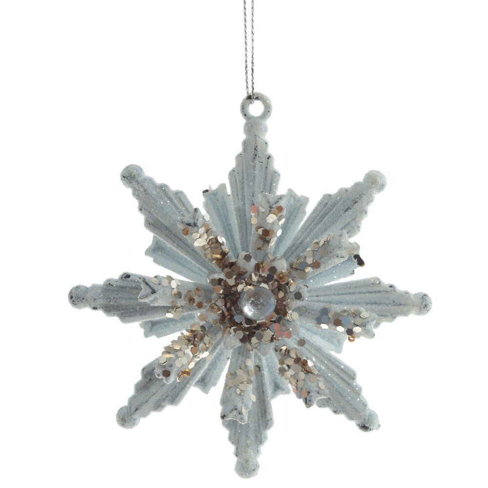 GAEM Украшение новогоднее "Снежинка", L11 W3,5 H11,5 см