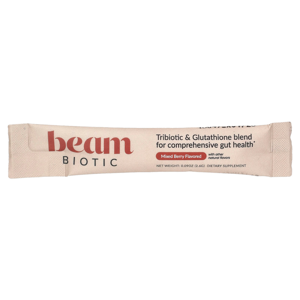 Beam, Biotic, ягодное ассорти, 15 стик-пакетов по 2,6 г (0,09 унции)