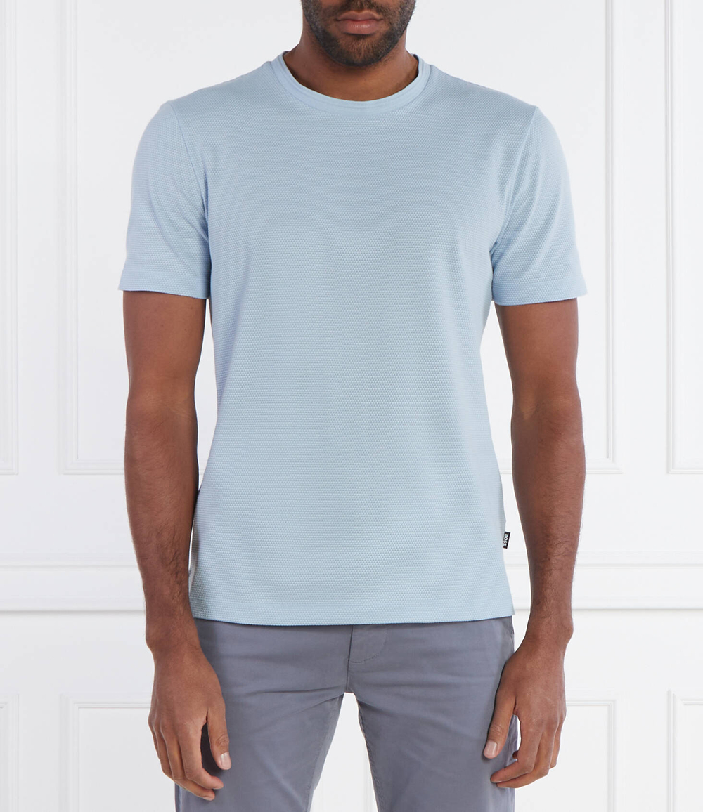 Футболка Tiburt 240 BOSS BLACK - голубой(50452680)