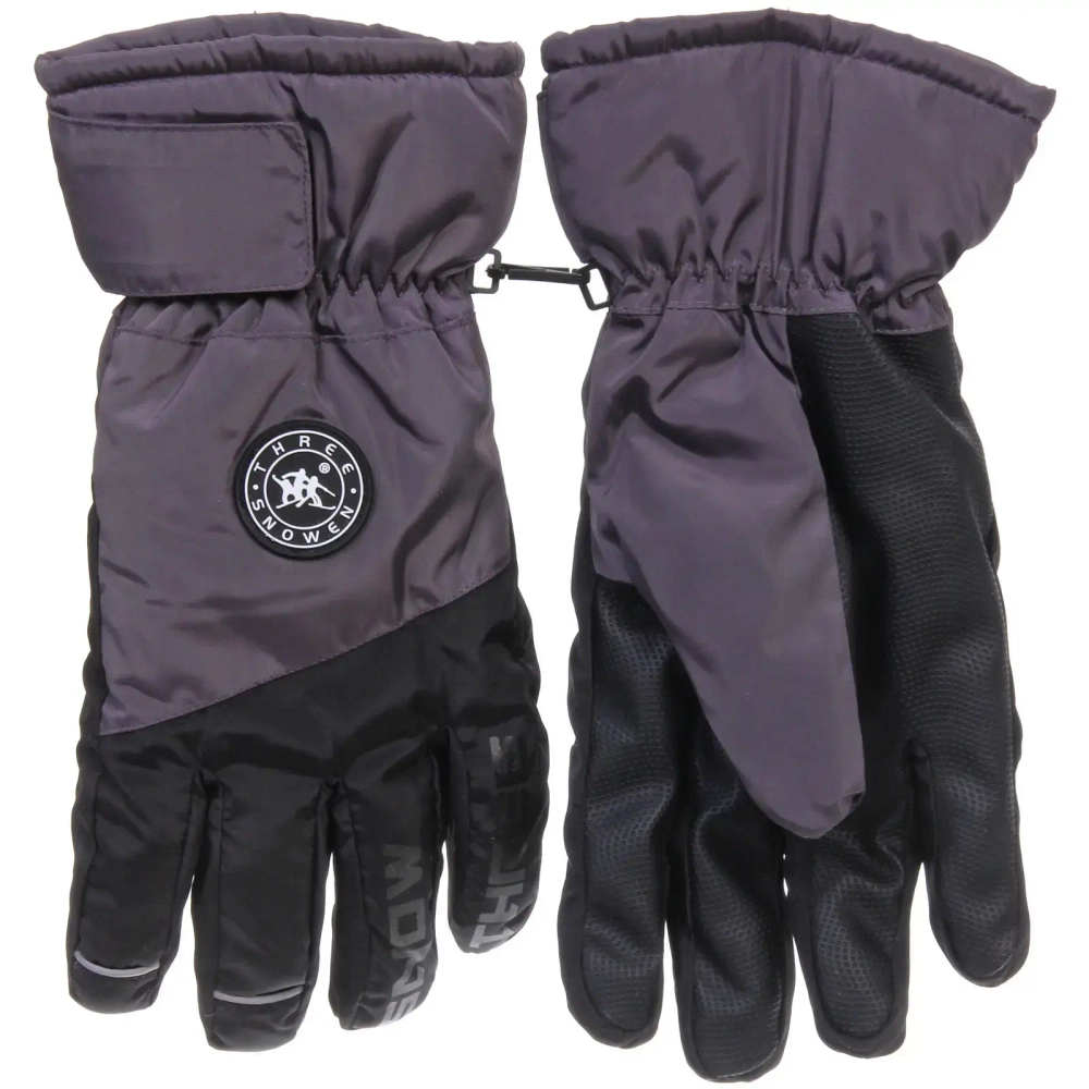 Перчатки для зимних видов спорта TS-1023, серый (размер М)