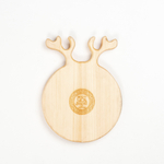 Деревянная менажница из кедра для подачи блюд и закусок с гравировкой "Время чудес"