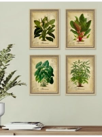 Картины на стену интерьерные 21*27 см 4 шт.