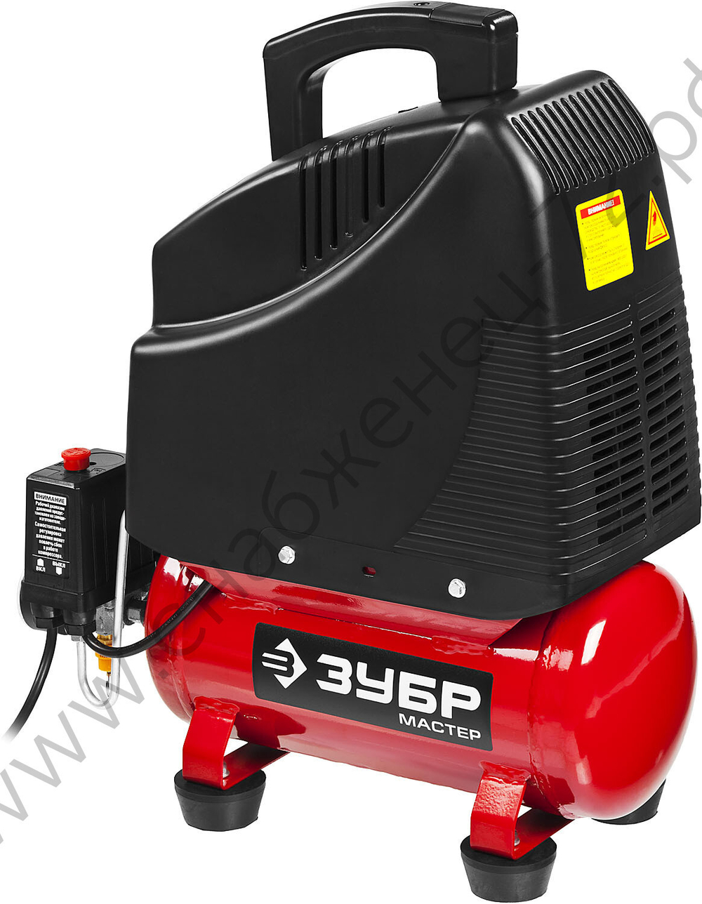 Компрессор воздушный безмасляный, 180 л/мин, 6 л, 1100 Вт, ЗУБР
