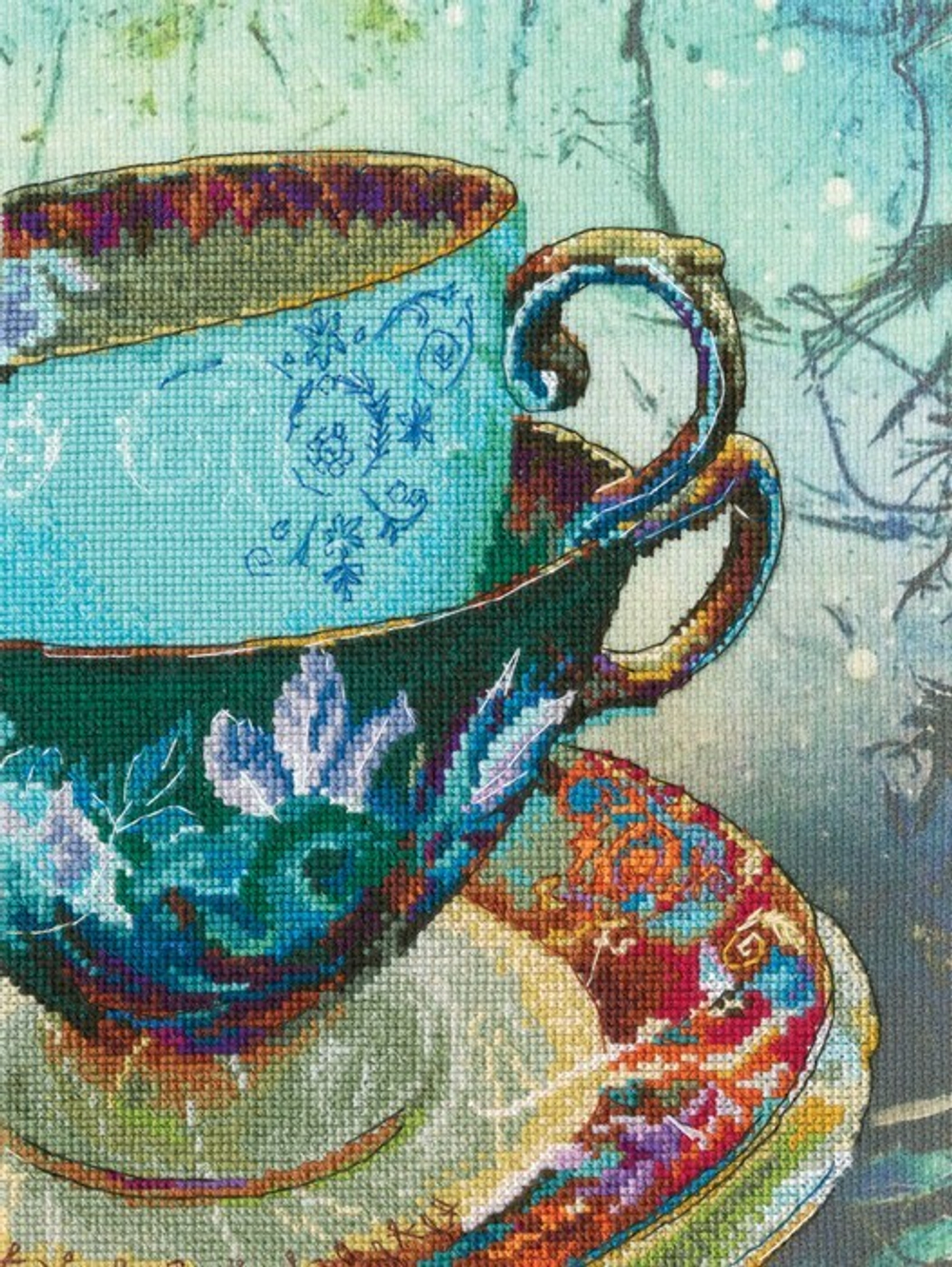 "Старинный фарфор"-M70021 вышивка