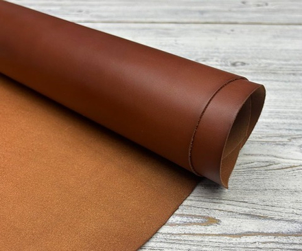 Etrusco Liscio Cognac (1,5-1,7 мм), цв. Коричневый, натуральная кожа