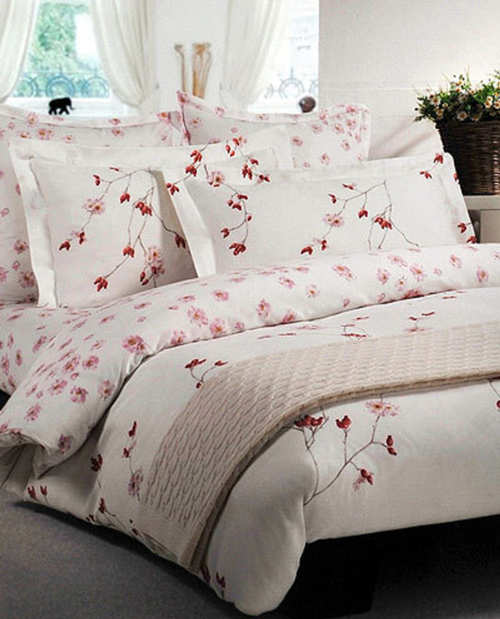 Постельное белье 2 спальное евро макси Mirabello Rose Hiver розовое