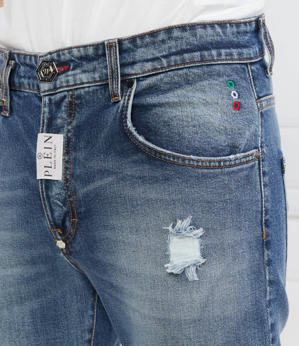 Джинсы Philipp Plein - голубой(MDT3550 PDE004N)