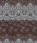 Ткань "Амелия" Шоколад-мята