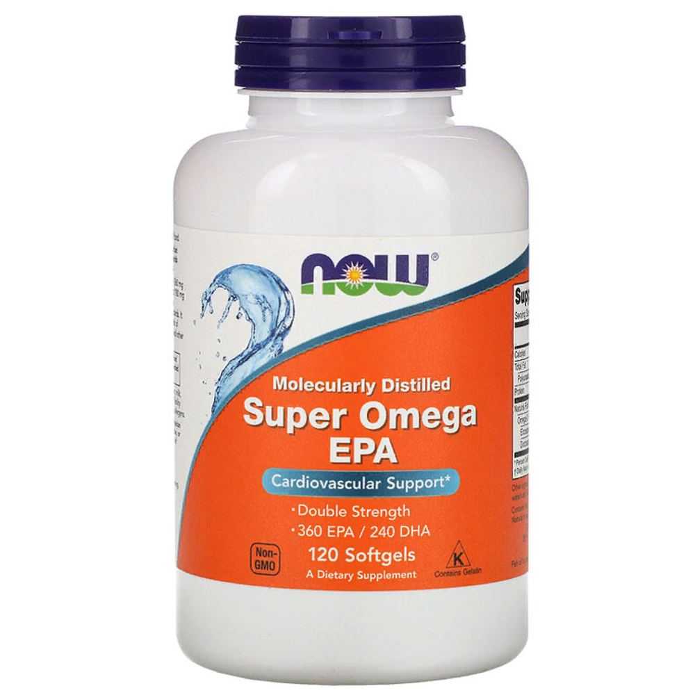 NOW Super Omega EPA 1200 мг. 360/240 (120 капс.)