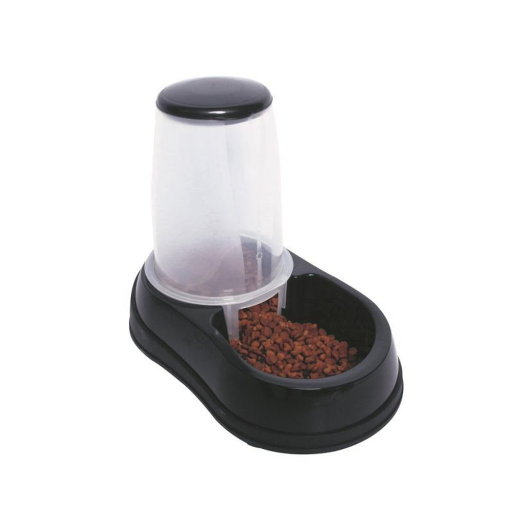 Диспенсер для корма M-PETS,  2500 мл, 15x15x25,5 см.