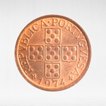 Portugal, 20 Centavos, 1974, XF