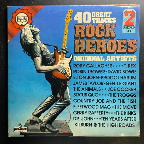 Сборник Rock Heroes 2LP (Англия 1979г.) Т