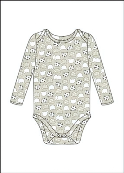 Боди д/новорожд. Б-27/1 р.74 "Колобок-1" бежевый (Ивашка)