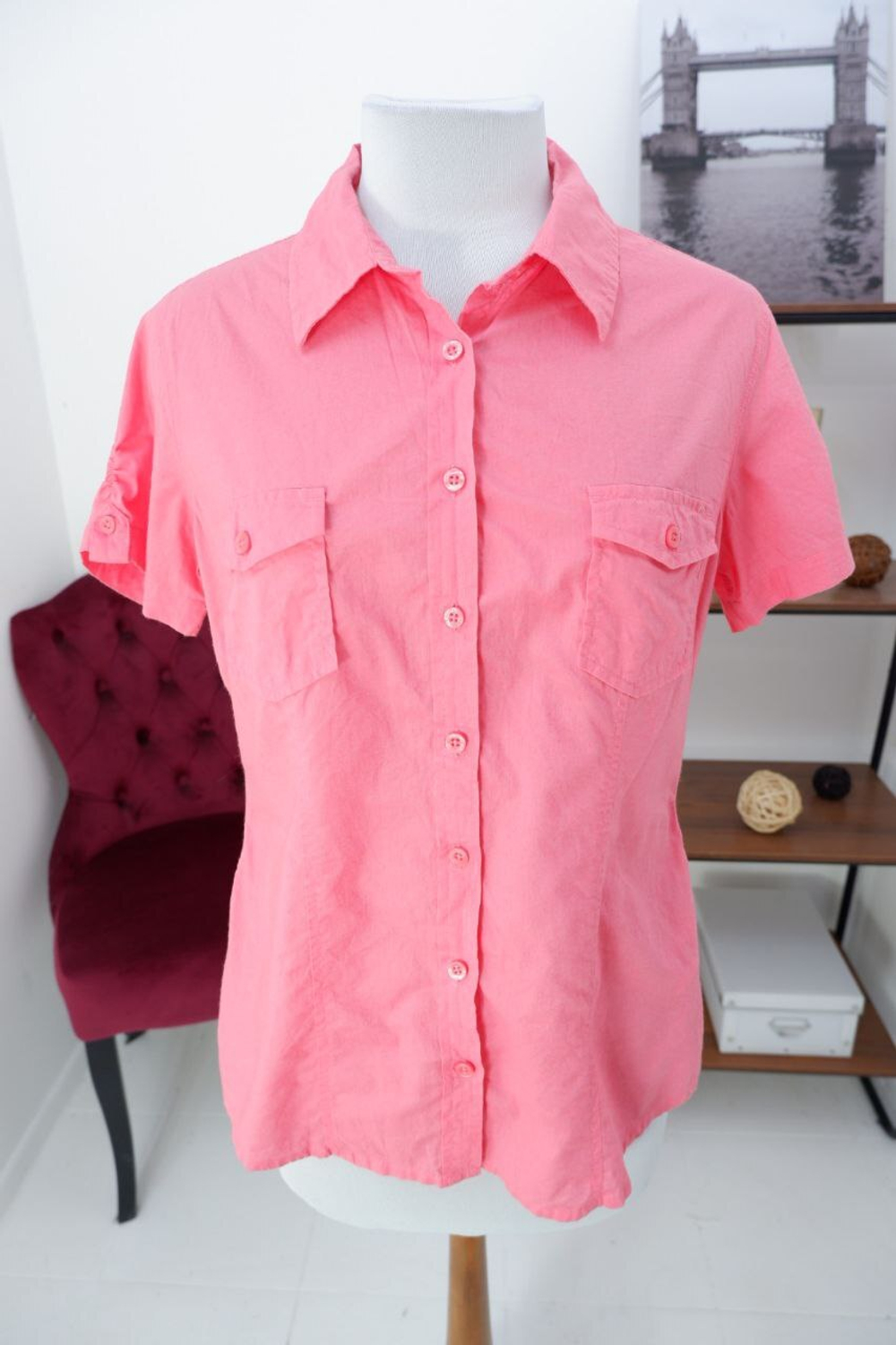 Блузка Colours of The World хлопковая 48 размер